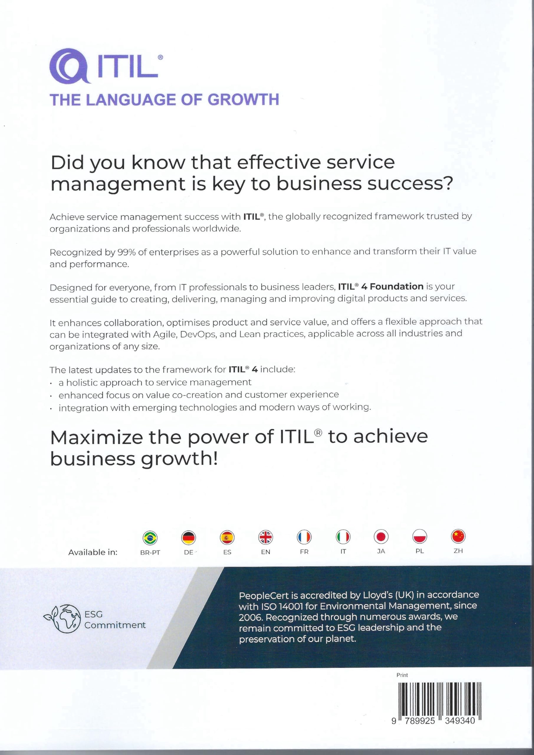 ITIL® 4 Foundation