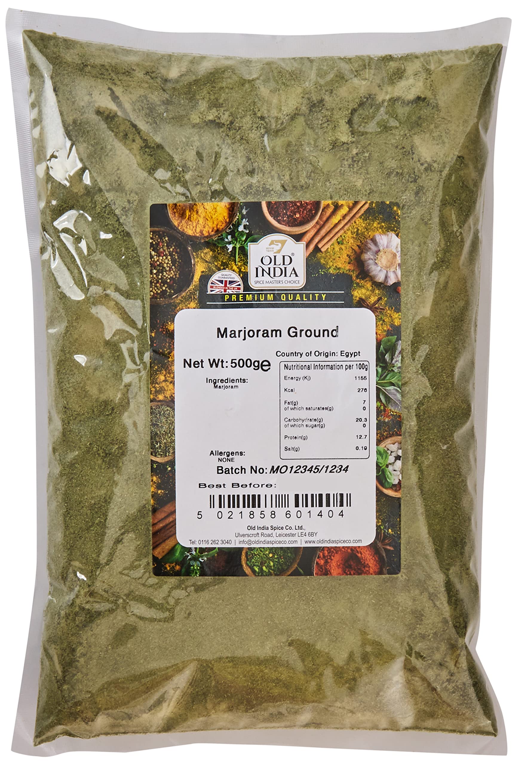Old India Marjoram Ground 500g