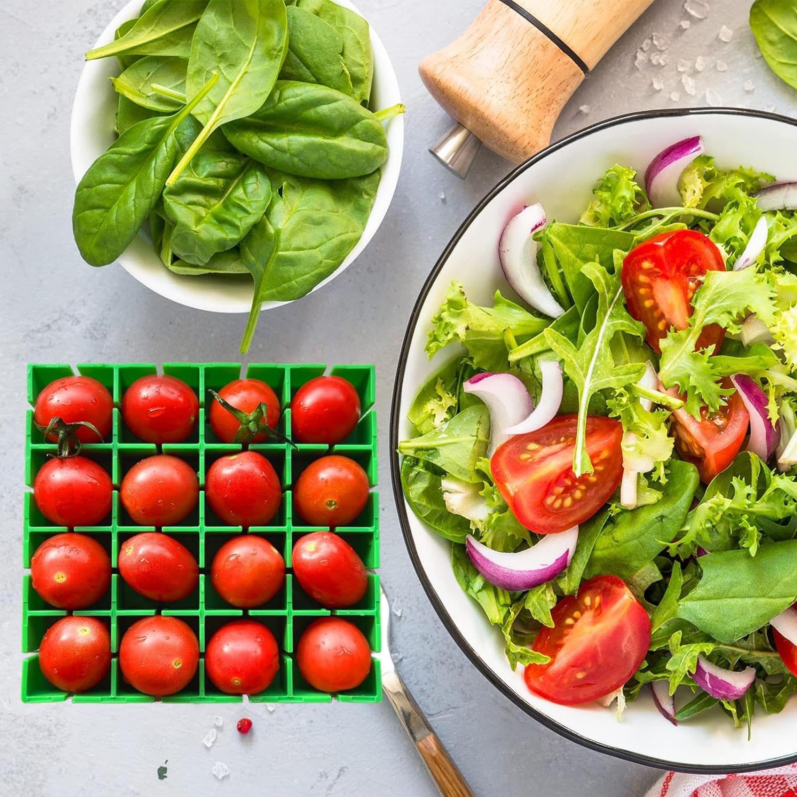 Coupe-tomates cerises, trancheur de quarts de tomates | Coupe-fruits facile - Coupe-tomates cerises facile à nettoyer, de qualité alimentaire, sans danger pour les collations, les, outil de décoratio