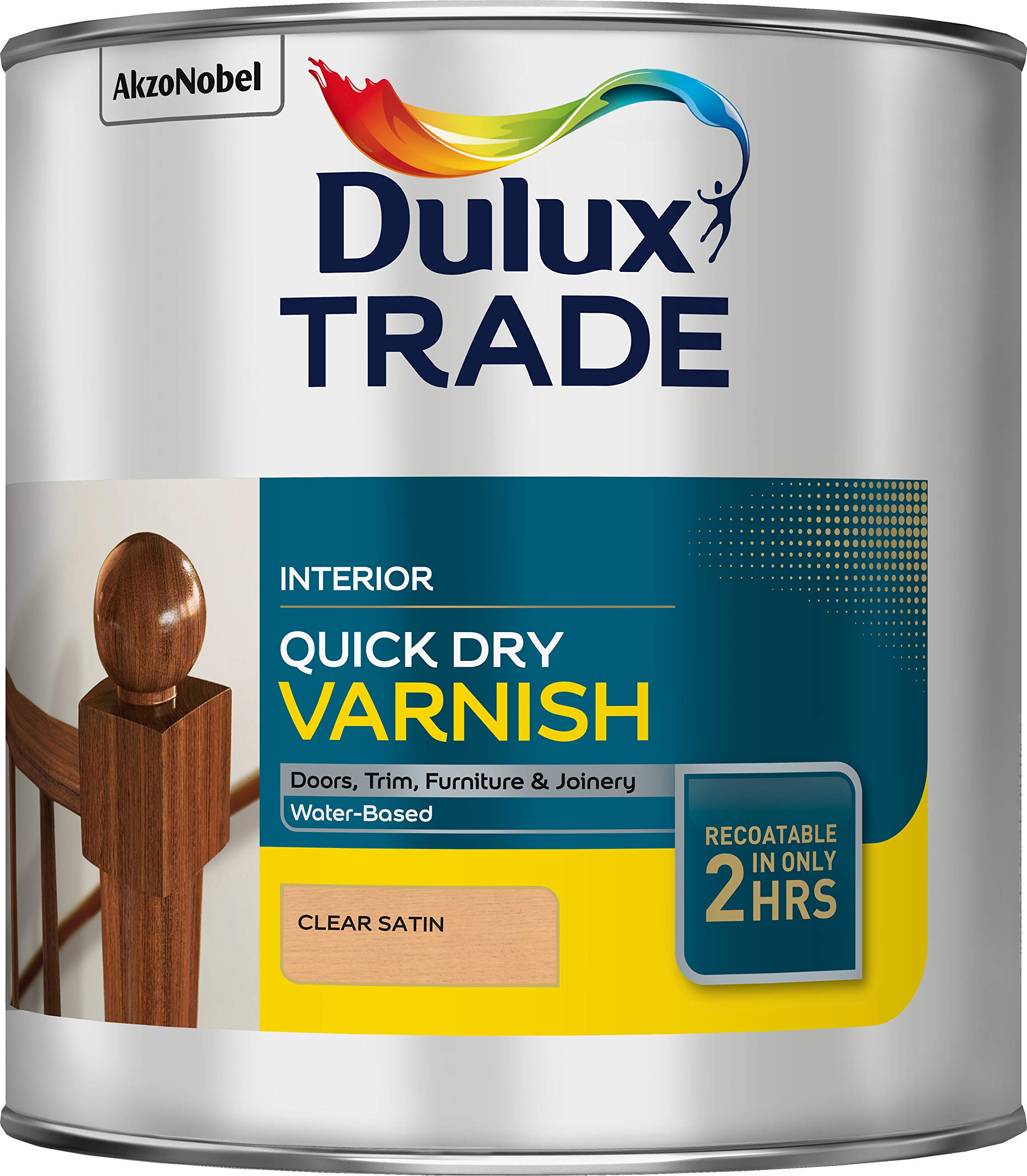 Dulux Trade Satin Quick Drying Varnish 2.5L