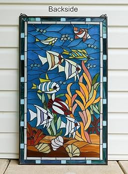 Amazon.co.jp: 20.5インチ x 35インチ 海の下の魚 手作り 吊り