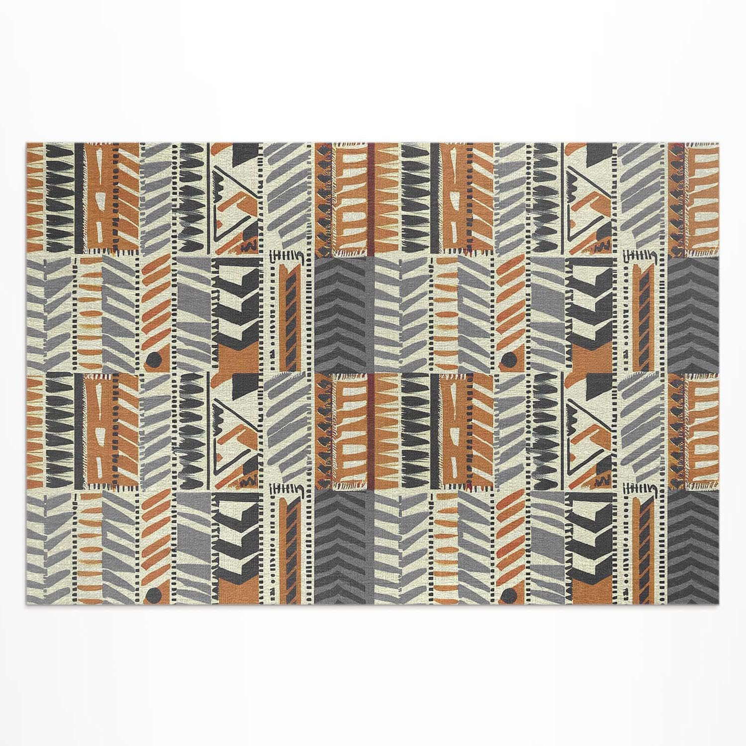 Tapis PVC imperméable et anti-décoloration 80x120 cm pour terrasse et jardin