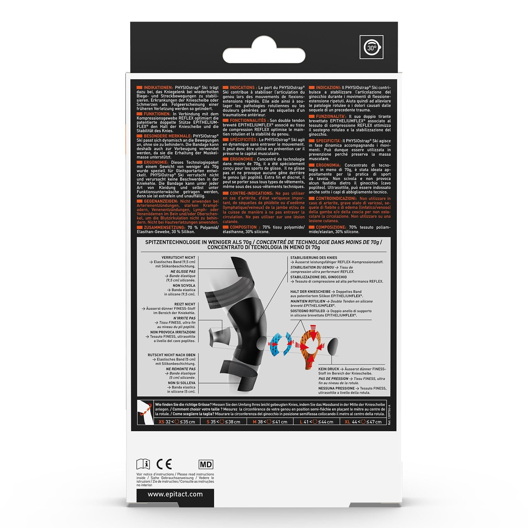 Epitact Genoullière Sport de Glisse PhysioStrap