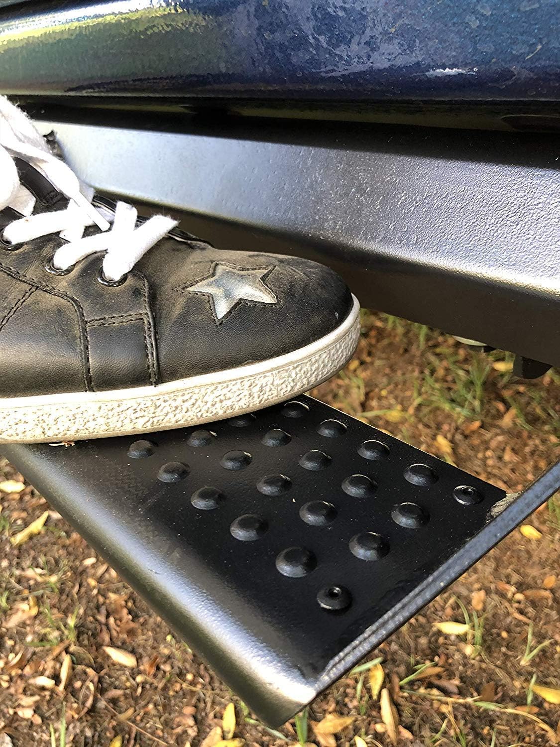 Ajaa Replacement for 2010-2018 Fit Dodge Ram 1500 2500 3500 Crew Cab 4 Full Door HEX Style Black Running Boards