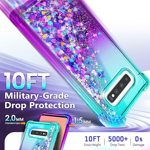 Miniatura 86 de NGB Supremacy Funda compatible con Samsung Galaxy S22 Plus (5G de 6.6 pulgadas) con protector de pantalla (cobertura máxima, TPU flexible), soporte