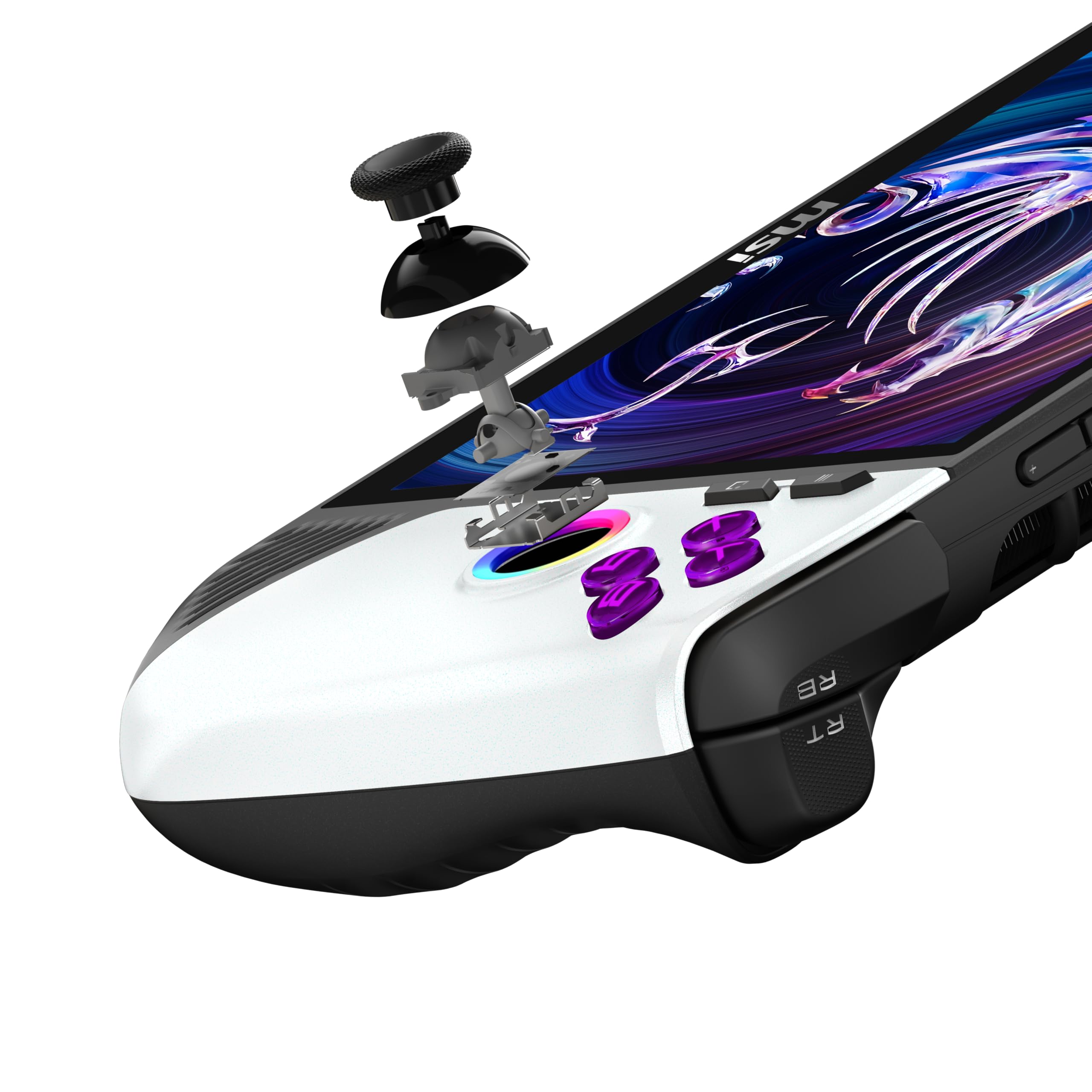 MSI Claw 8 AI+ A2VM Polar Tempest Edition-086FR: Intel Core Ultra 7 258V - 32GB LPDDR5 - SSD 2TB - Intel Arc Graphics - 8" Full HD 120Hz Touch 500Nits - WiFi 7 - Windows 11 Famiglia