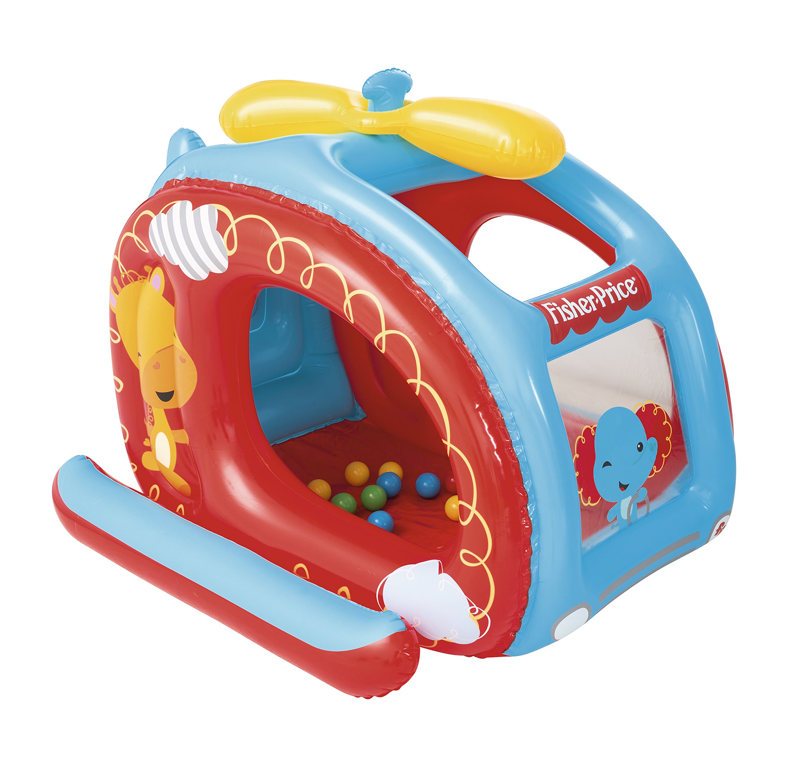 Bestway Fisher-Price Centrum zabaw/Piłka Helicopter, 137 x 12 x 97 cm