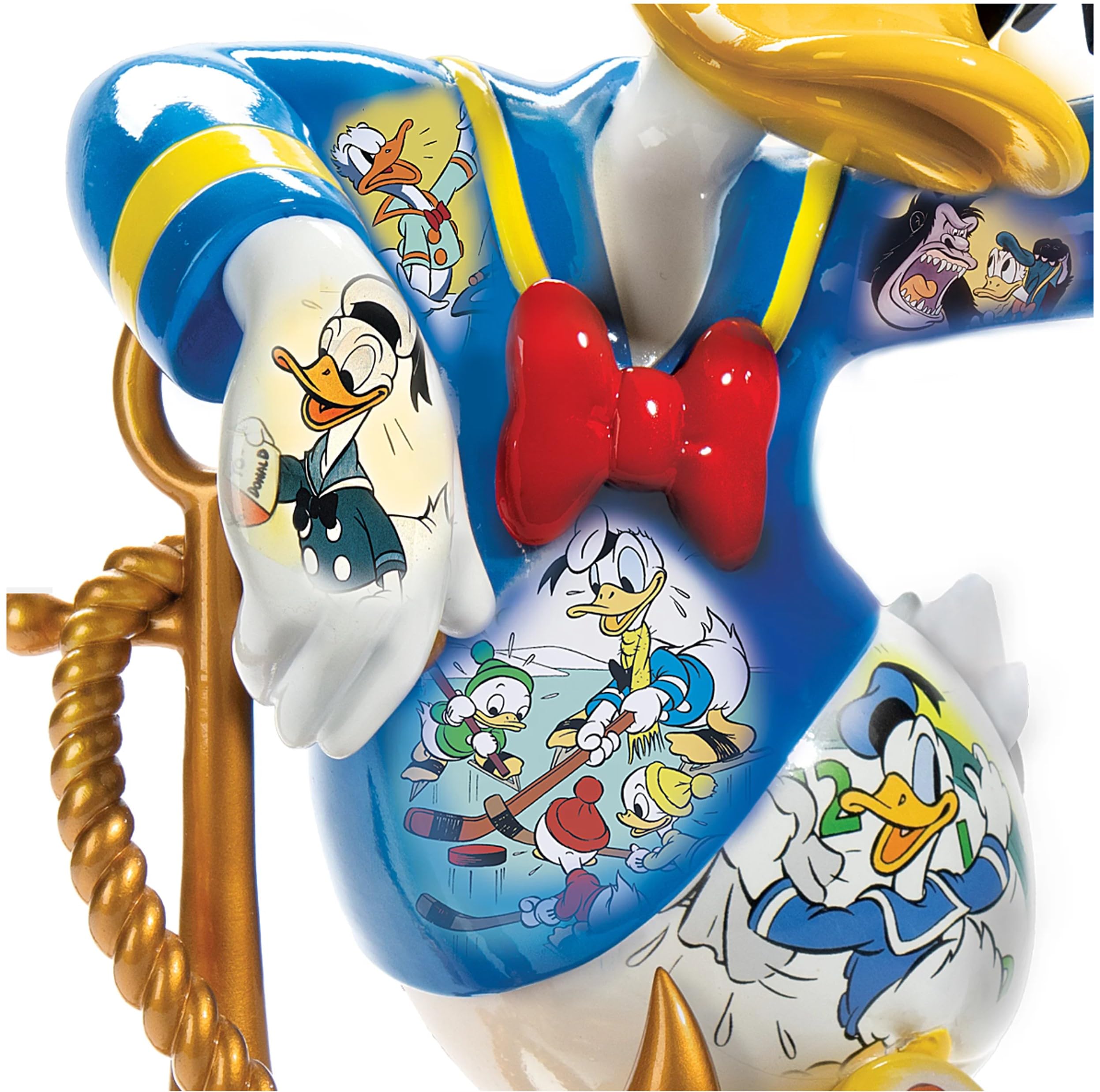 Amazon.com: The Bradford Exchange Disney Donald Duck Hand-Painted
