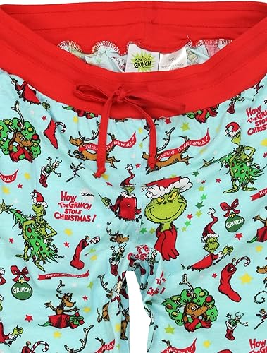 Miniatura 4 de Dr. Seuss The Grinch - Pantalones de pijama de Papá Noel con bolsillos para hombre