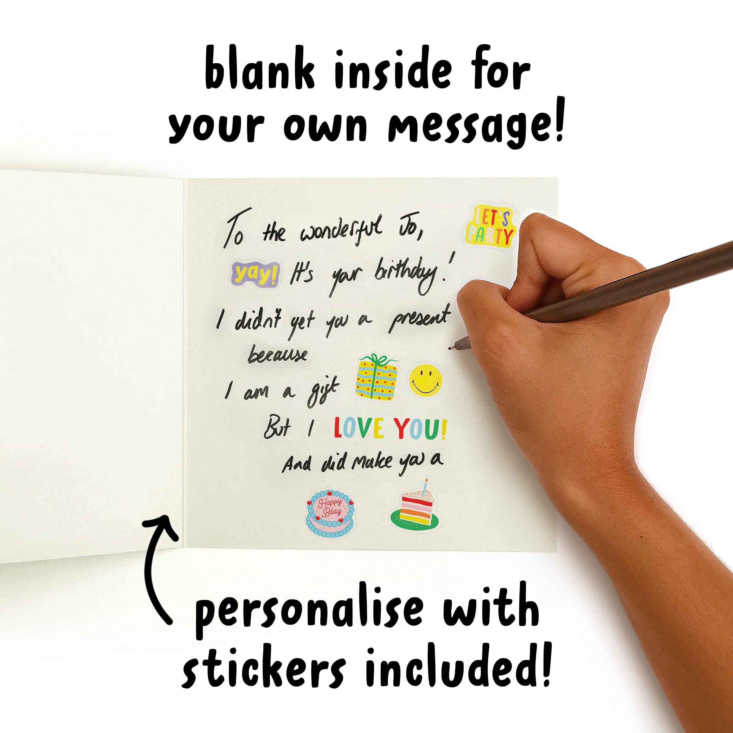 CENTRAL 23 Assorted Birthday Cards with Envelopes and Stickers - 20 Unique Funny, Joke, Offensive Birthday Cards For Men Women - Box Set for Him or Her