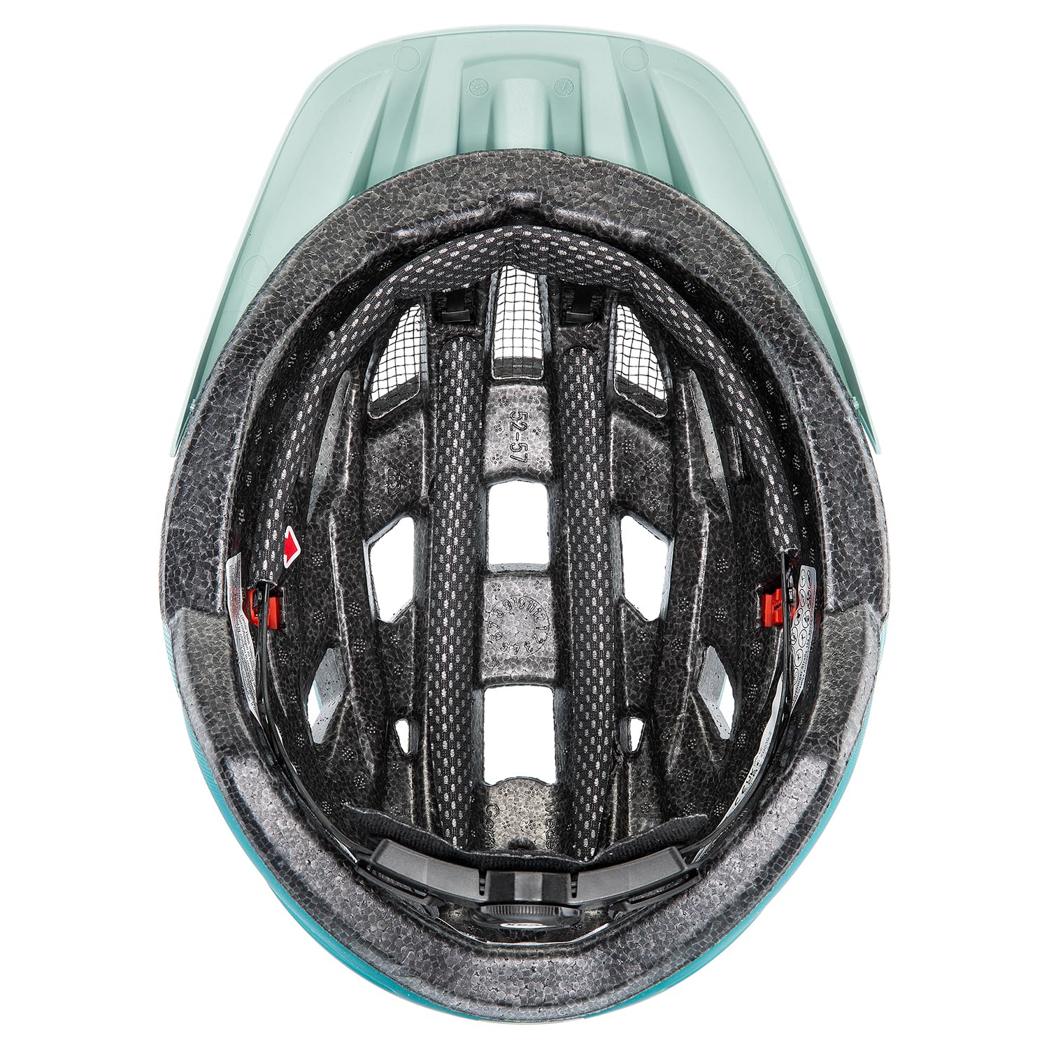 uvex i-vo cc, casco bicicletta Unisex adulto, jade-teal matt, 56-60 cm