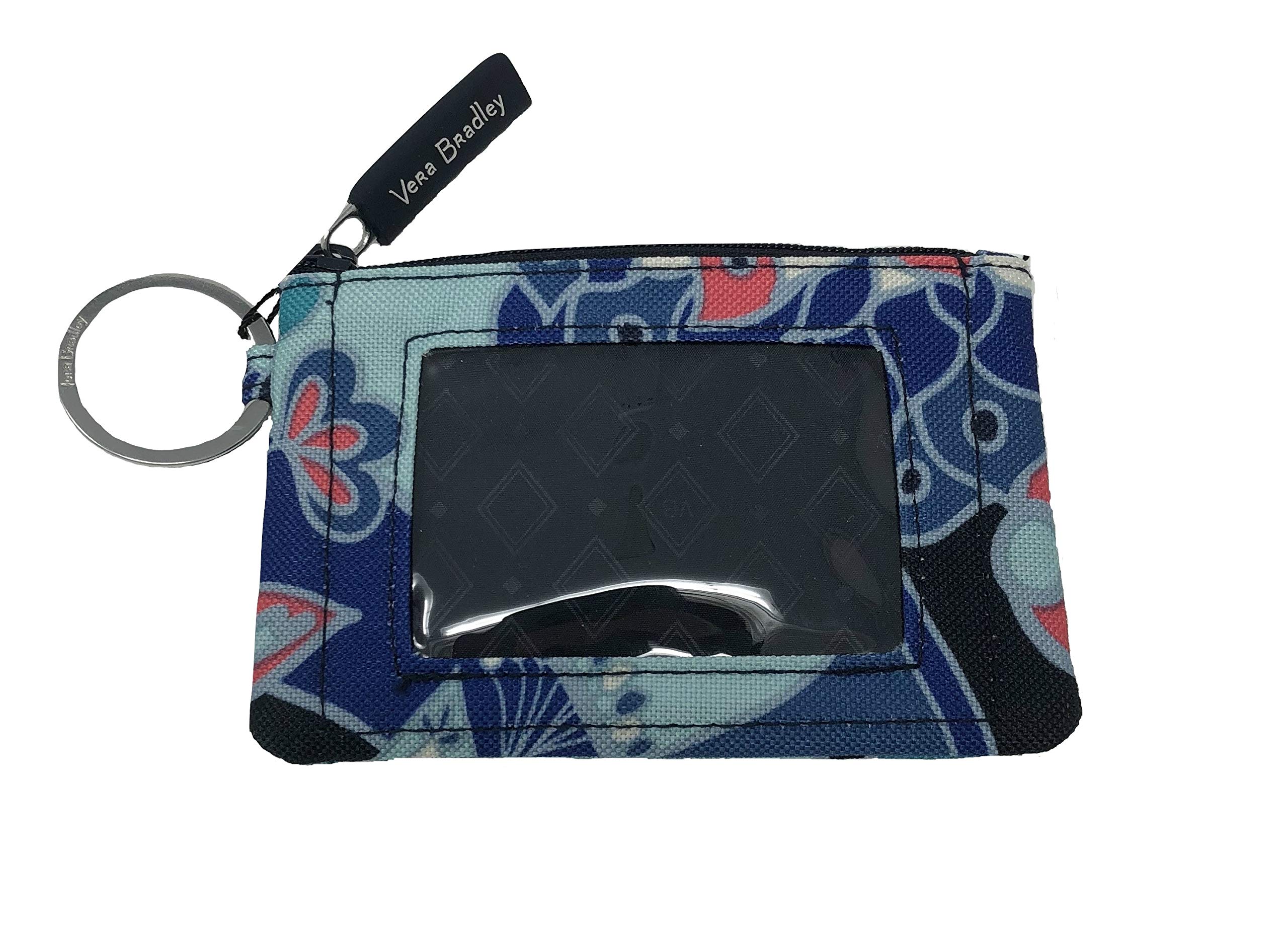 Vera Bradley Women's Lighten Up Zip ID Case (Lotus Flower Swirl)