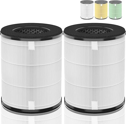 AP-T20FL - Filtro de repuesto compatible con filtro purificador de aire HoMedics AP-T20, repuesto para filtros AP-T20WT AP-T20BK tipo HEPA de