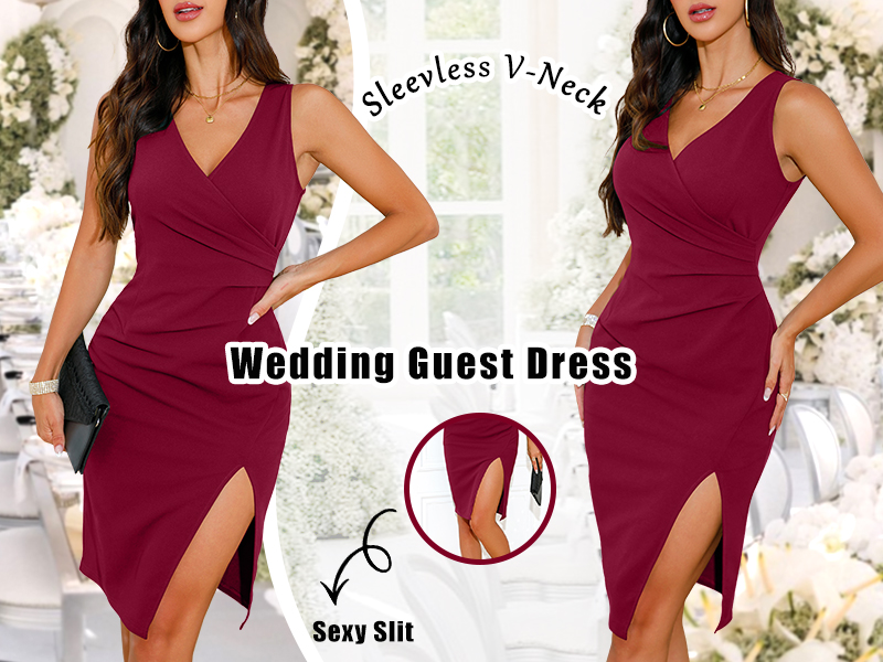 Amazon.com: oten Black Formal Dresses for Women Sexy V Neck