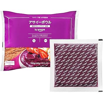 お家でアサイーボウル 100g×20パック 【冷凍発送】 冷凍庫から出してすぐ！ カップ入りアサイーボウルが新登場