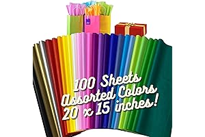 Ocean Tides Tissue Paper Wrap: Vibrant Multicolor Hues for Exquisite Gifting