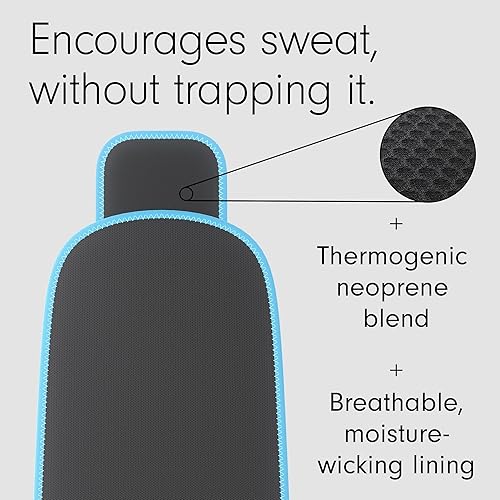 Miniatura 3 de Cinturón reductor de cintura para sudar para mujeres y hombres, entrenador de cintura ajustable. Cinturón de ejercicio para apoyar la espalda y