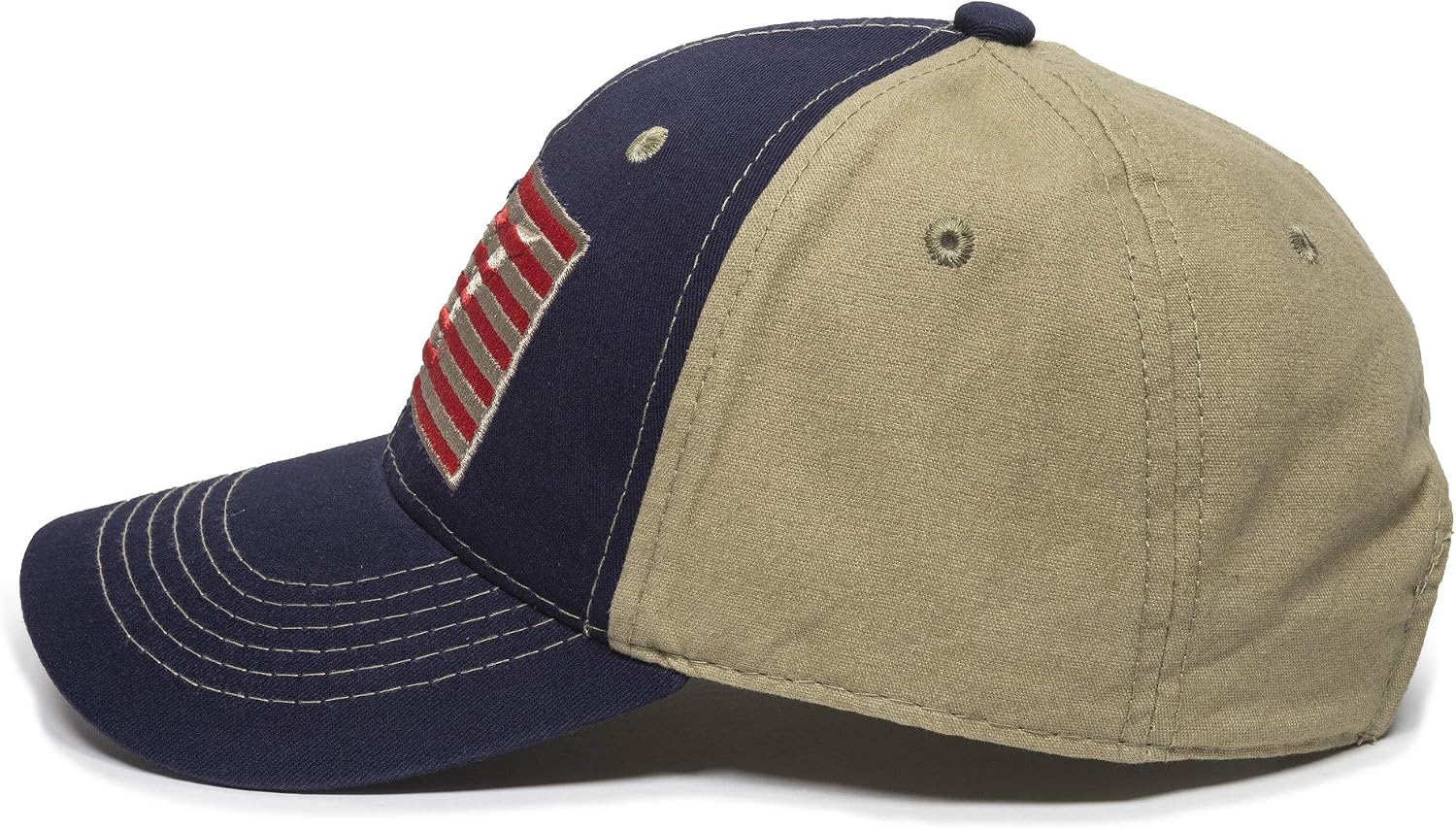 Outdoor Cap Standard WIN48A Navy/Khaki, One Size Fits All, Multicolor/Assorted