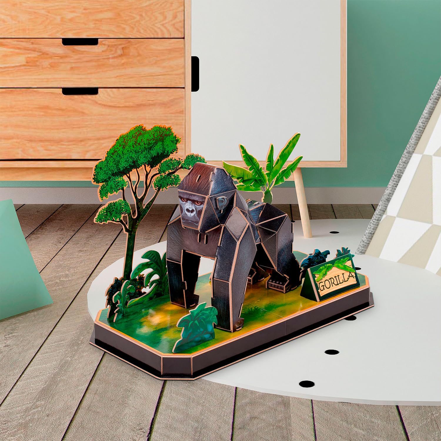 Gorilla 3D Puzzle For Children | Riding Models