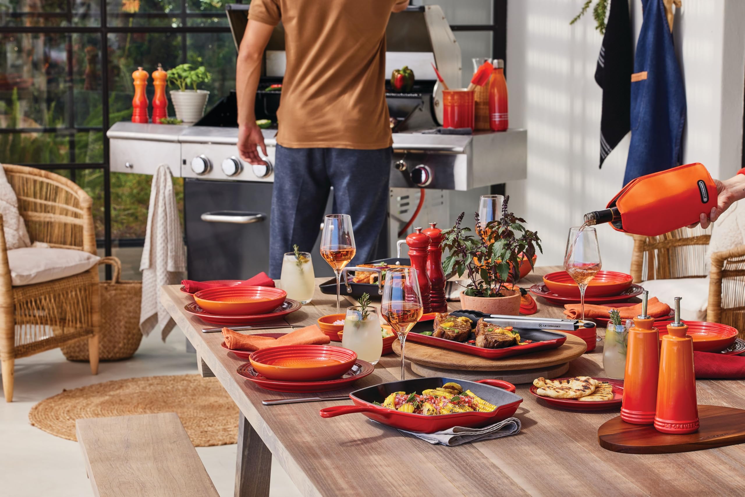 Le Creuset Oil and Vinegar Set Volcanic : Amazon.co.uk: Home & Kitchen
