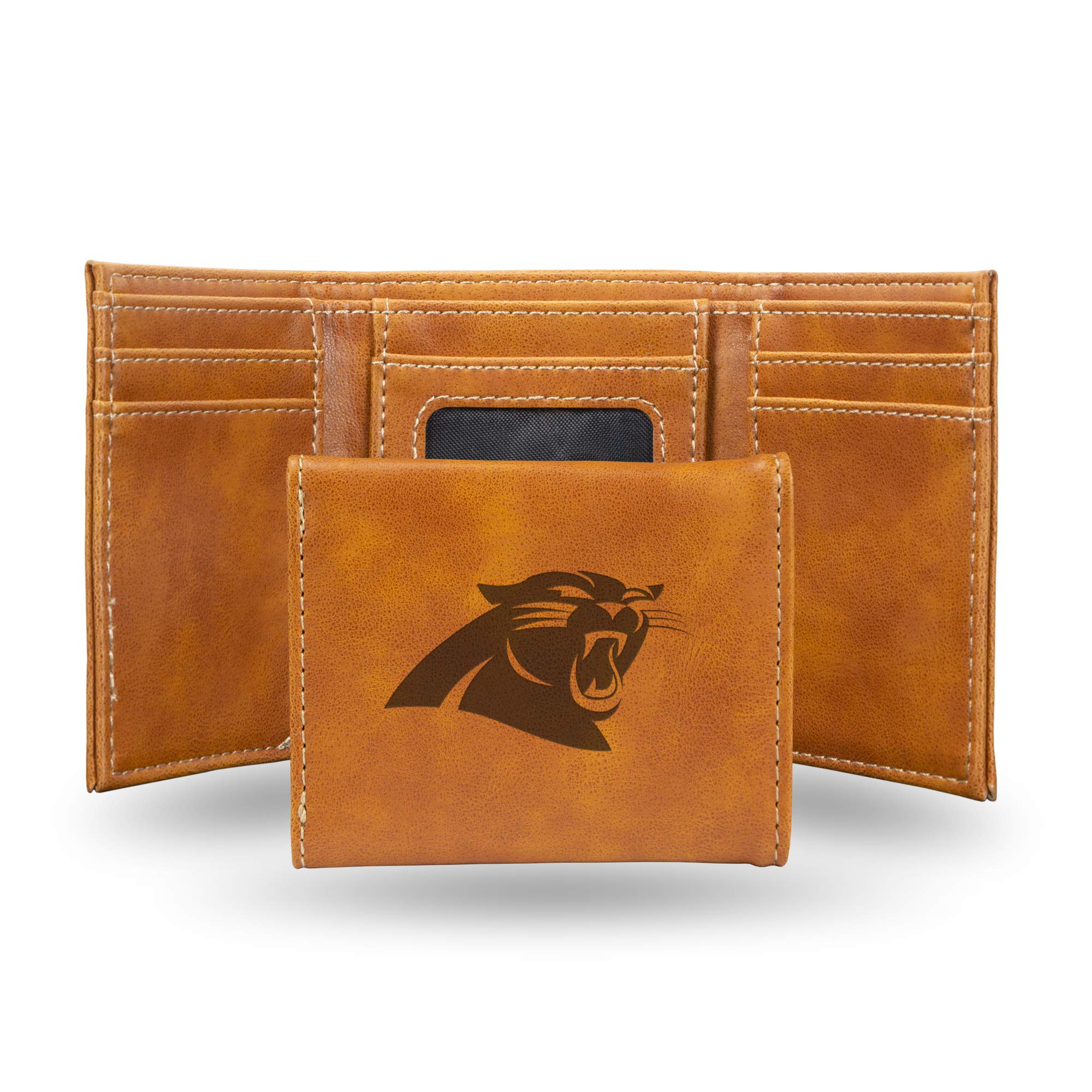 Rico Industries NFL Laser Engraved Trifold Laser Engraved Tri-Fold Wallet - Men's Accessory