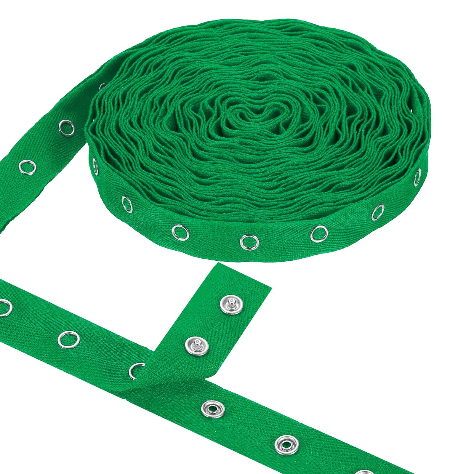 QUARKZMAN 6 Iarde Di Nastro Con BotTono A Pressione Metallici Per Cucire BotTono A Pressione Per Abbigliamento Nastro Con A Metallici Abbigliamento Chiusura A In Cotone DIY Larghezza 0.
