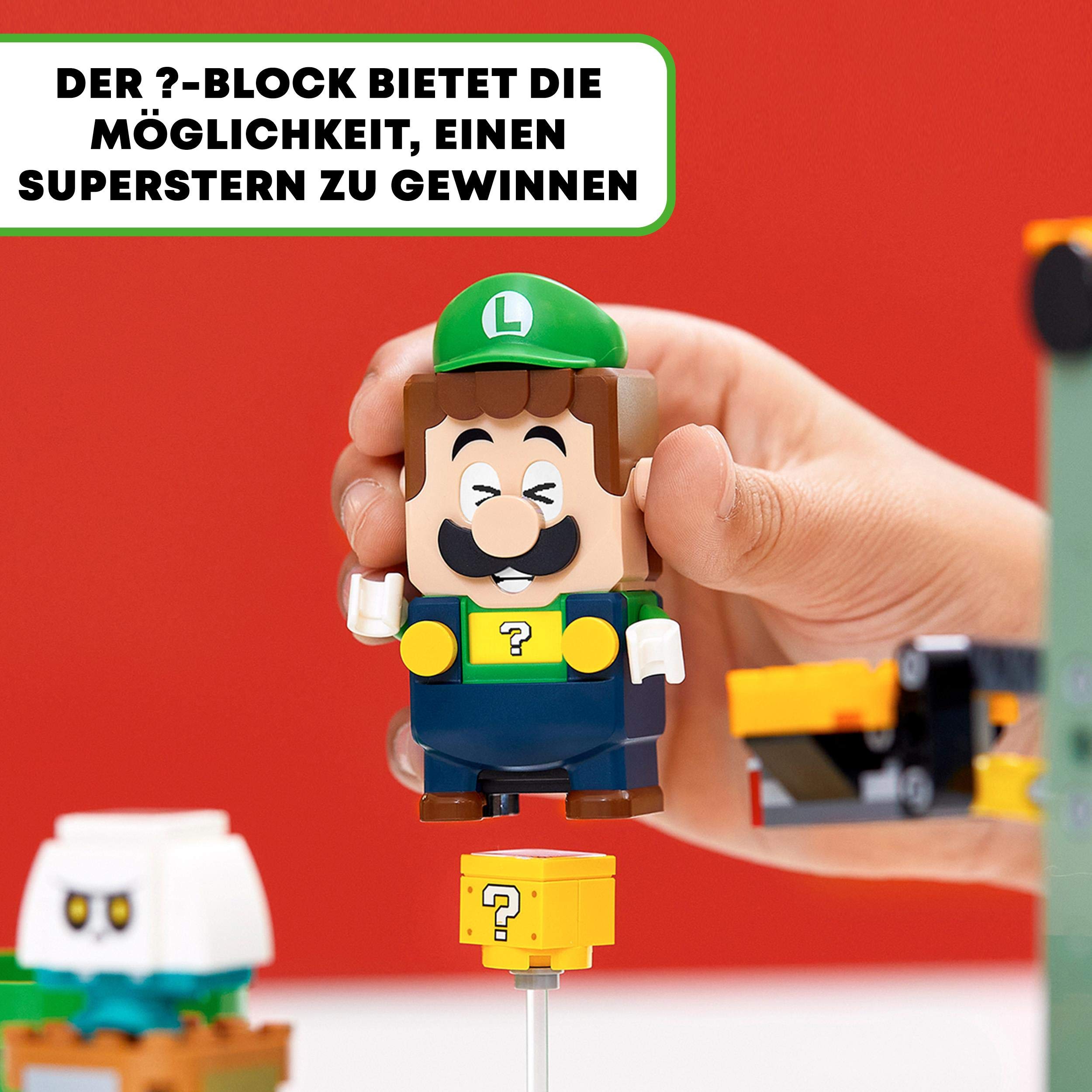LEGO 71387 Super Mario Abenteuer mit Luigi – Starterset, Spielzeug mit einer interaktiven Figur, modulares Set, Geschenk zu Ostern für Kinder