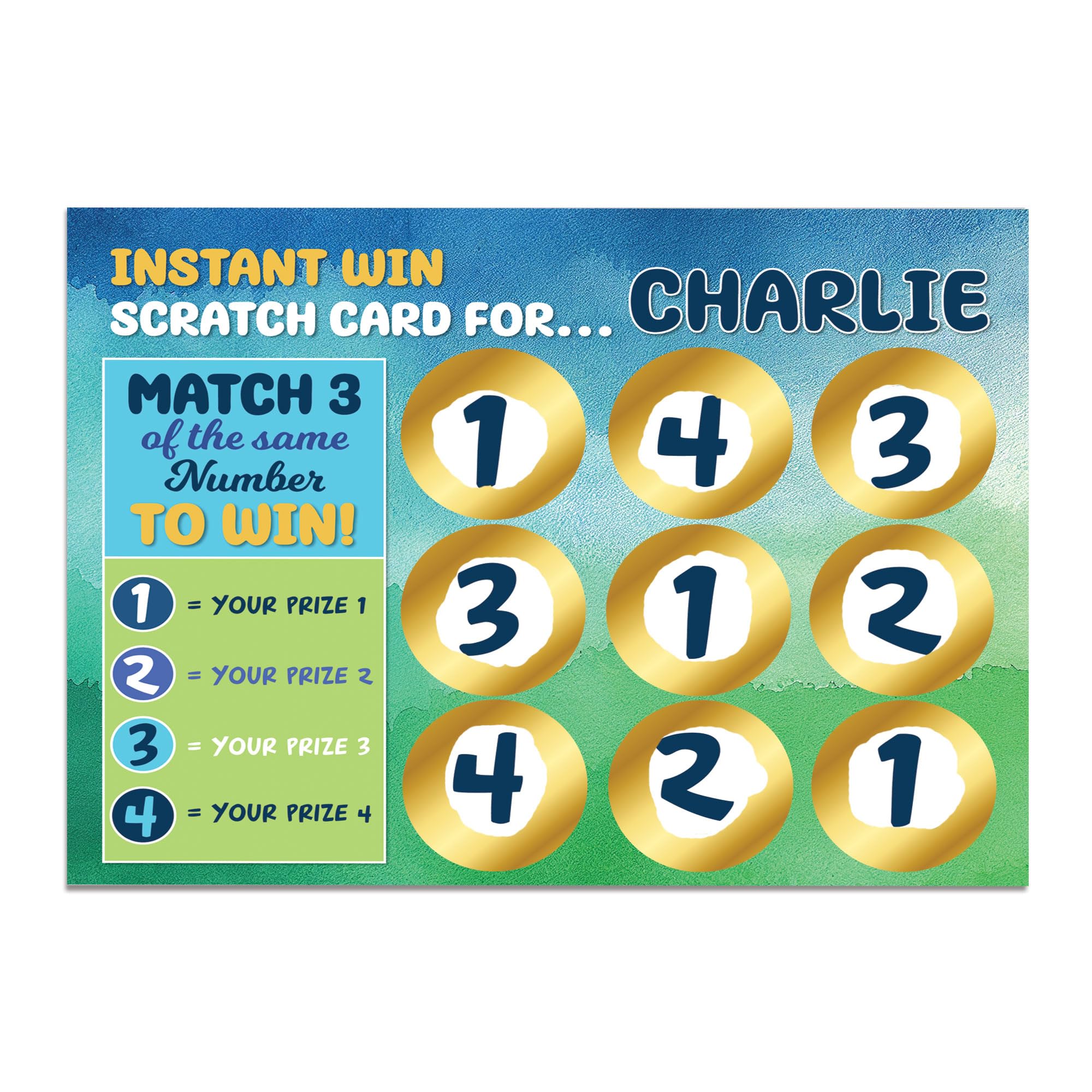 RED OCEAN Personalised Scratch Card Gift For Boys, Birthday Gifts For Son Brother, Personalised Gifts For Him, Gift For Boyfriend, Scratch Reveal Card For Men, Novelty Gifts For Him