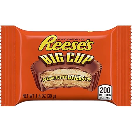 Reese S Big Cup Standard Bar Grosser Erdnussbutter Cup Riegel 1 Stuck 1 X 39 G Amazon De Lebensmittel Getranke