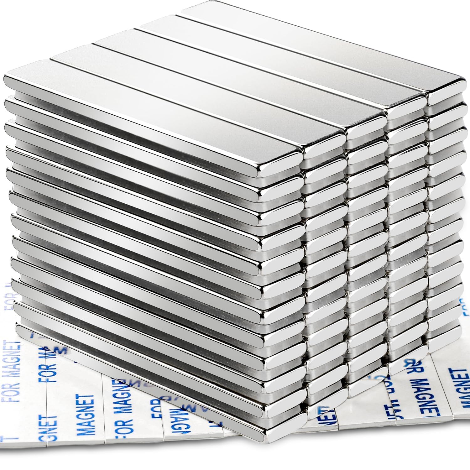 DIYMAG Strong Magnets, 24 Pack Neodymium Magnetic Strips Adhensive Backing — Amazon image 23
