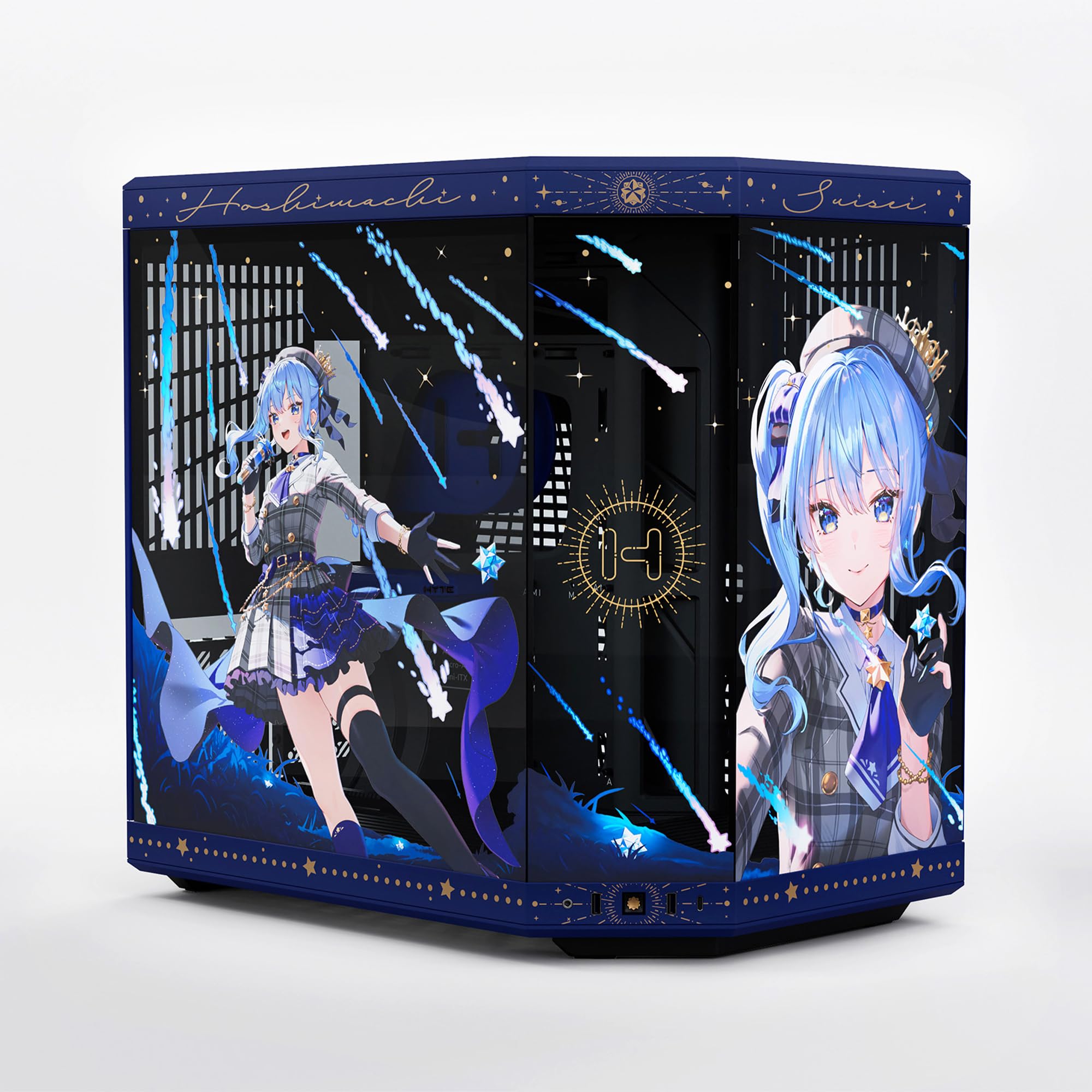 Amazon | Hyte Y70 星町水星公式ライセンス商品 - ミッドタワー ATX 