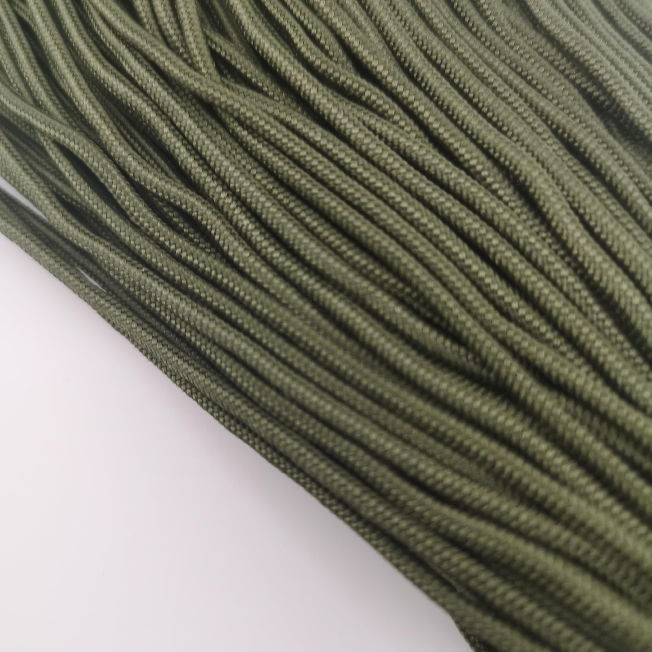 2mm Paracord Rope – Durable Nylon Cord for Crafts & Outdoor Gear - For Hiking, Camping, Tent, Crafting, DIY, Bushcraft, Lanyard, DIY (Army green, 10 meters)