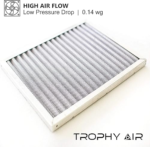 Miniatura 4 de 12 x 12 x 1  Trophy Air  Merv 8  Filtro de Horno Lavable  Filtro de Aire de por Vida para HVAC y Horno  Electrostático Lavable  Alta Capacidad de