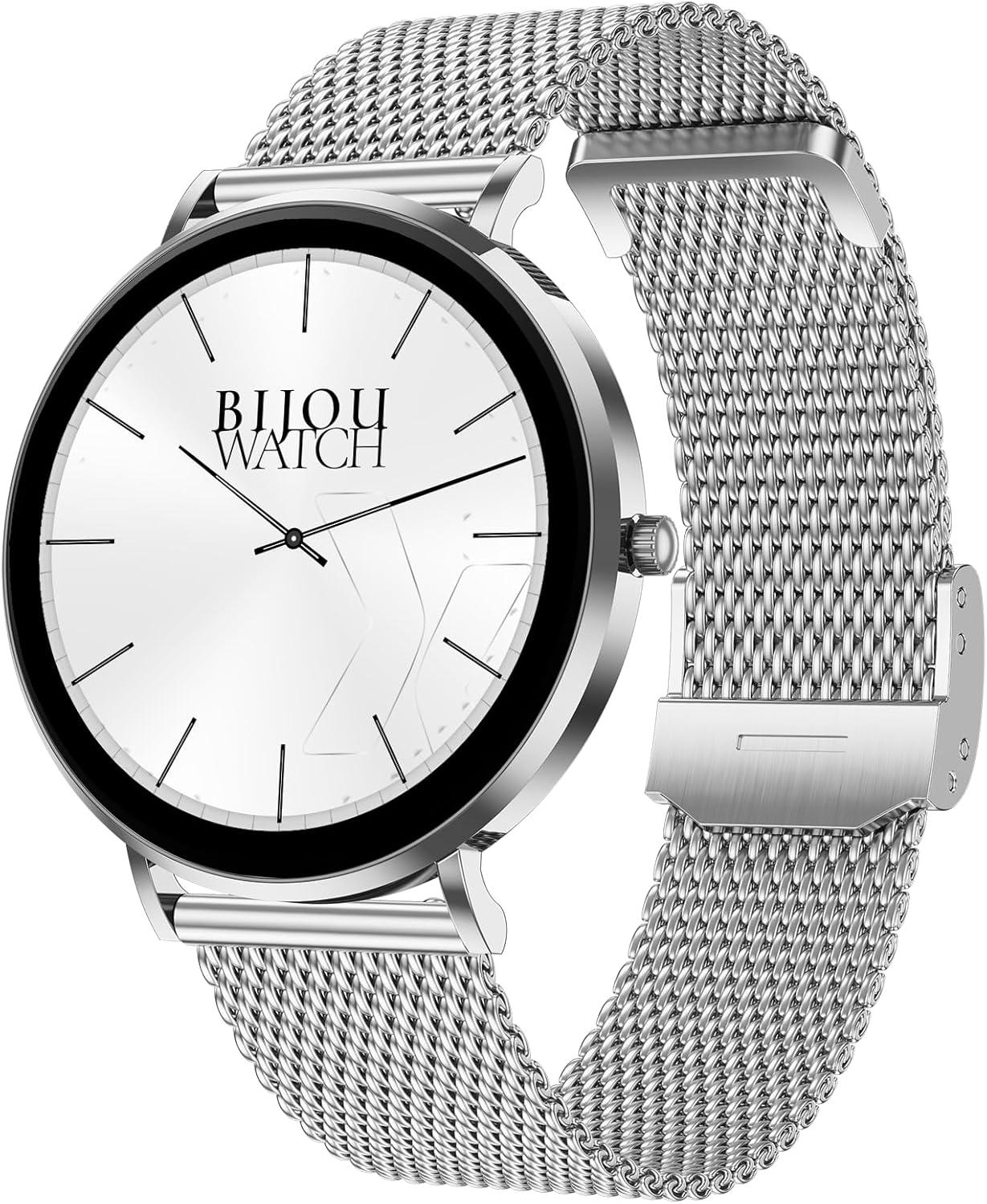 Maxcom Celin FW27 Smartwatch with silver mesh strap