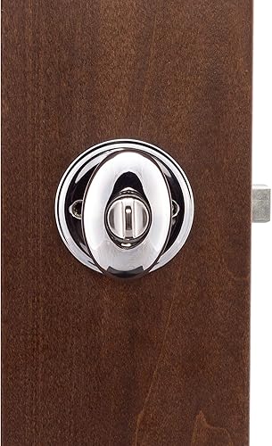 Miniatura 4 de Copper Creek EK2030PS - Pomo para puerta de huevo, función de privacidad, 1 paquete, en acero inoxidable pulido