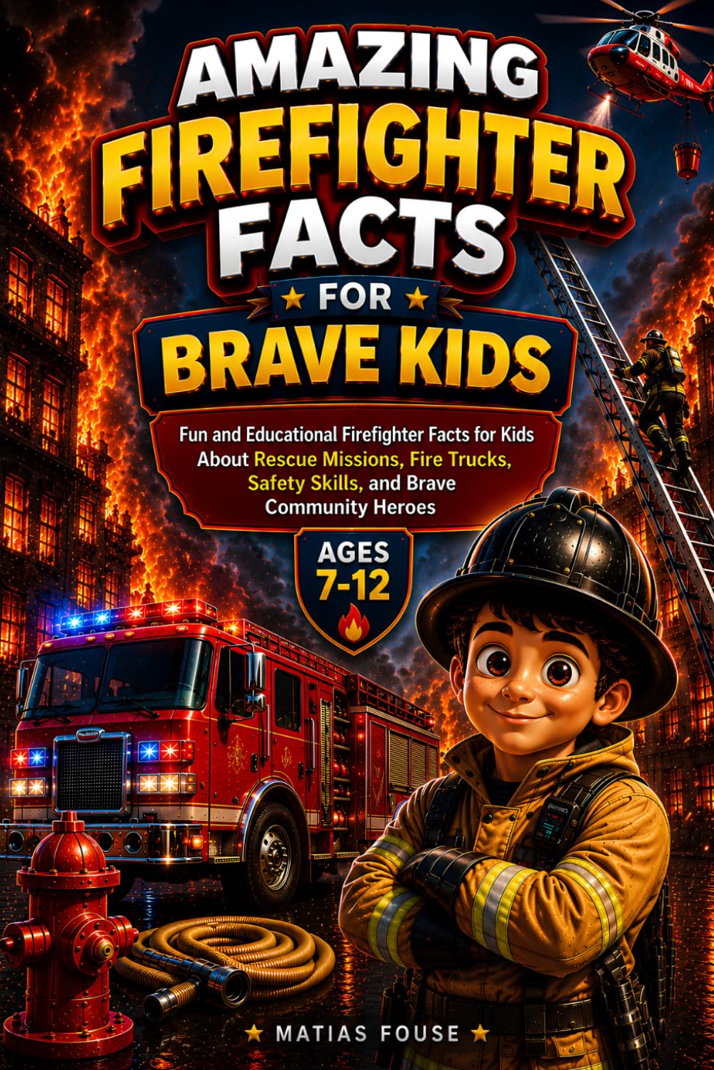 Amazing Firefighter Facts for Brave Kids: Fun and Educational Firefighter Facts for Kids About Rescue Missions, Fire Trucks, Safety Skills, and Brave Community Heroes Ages 7–12