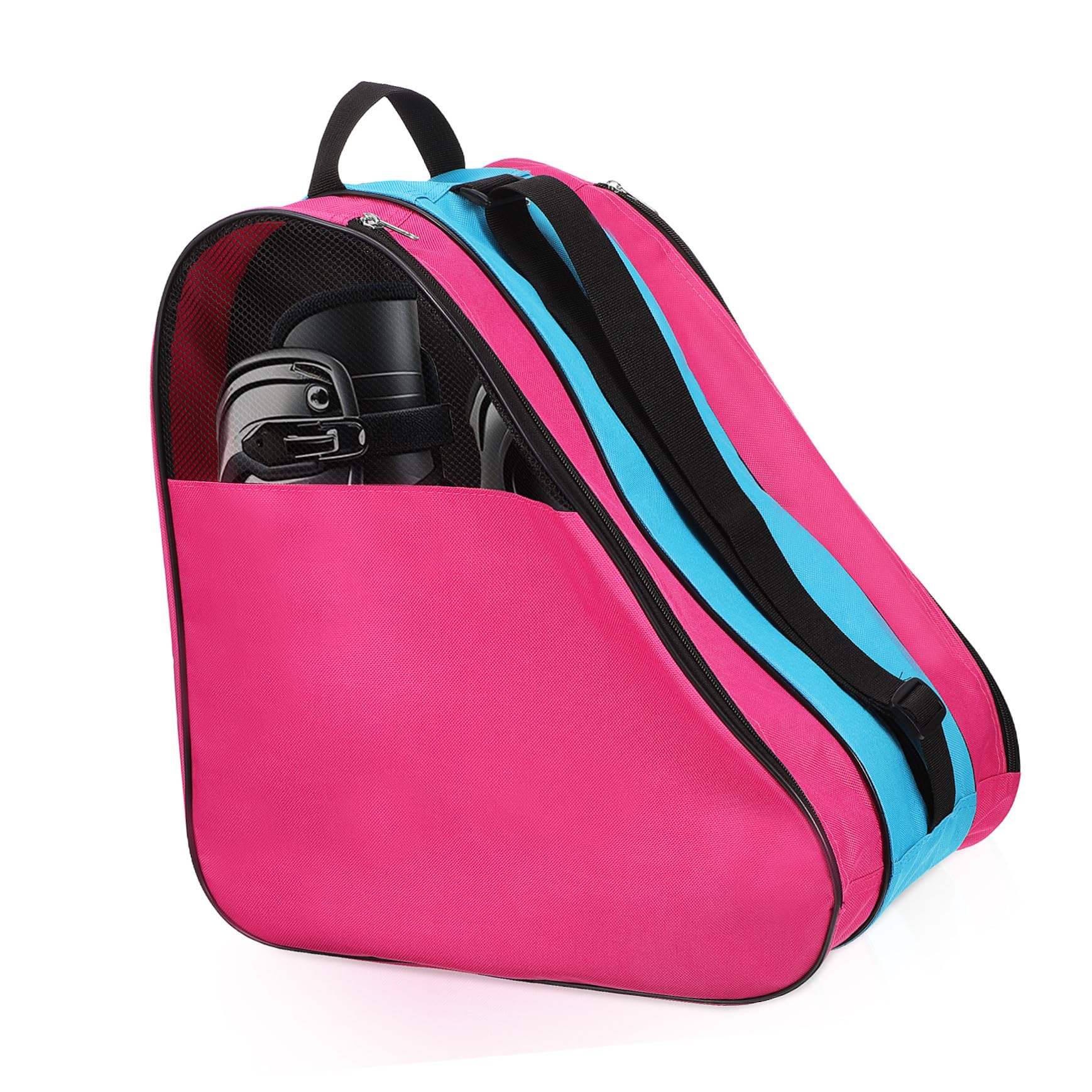 TOYANDONA Rollschuhtasche für Junge Mädchen Eislaufrucksack aus Dreieckstasche zum Transport von Rollschuhen und Schutzausrüstung Robust und Langlebig