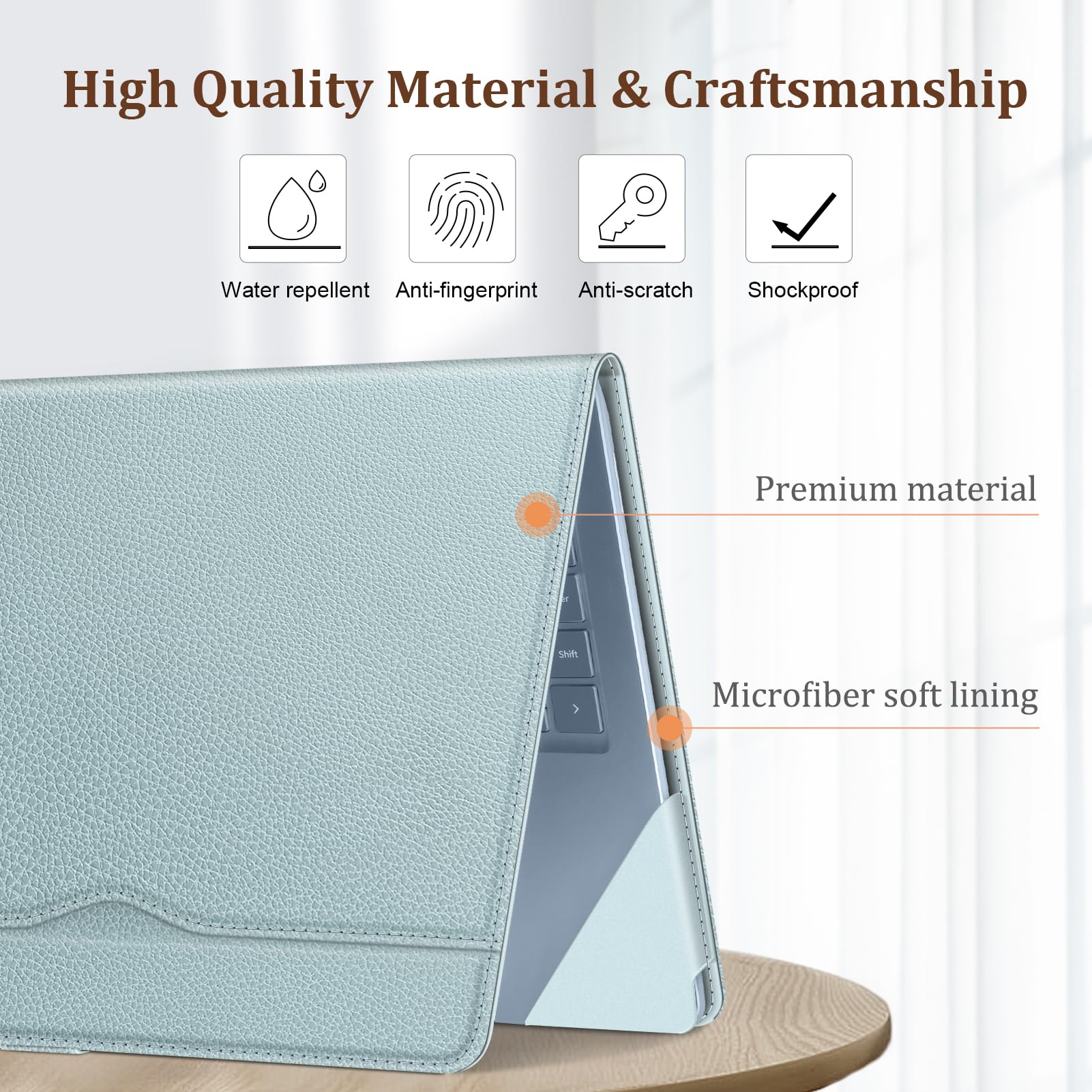 Fintie Funda para laptop Microsoft Surface Go 3/2/1 de 12.4 pulgadas