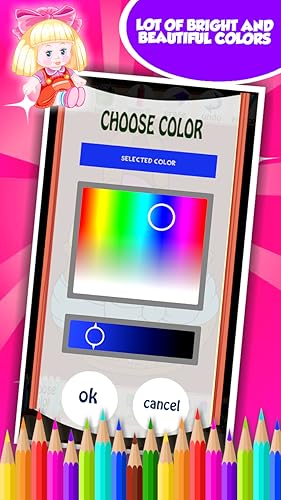 Livro de colorir de boneca