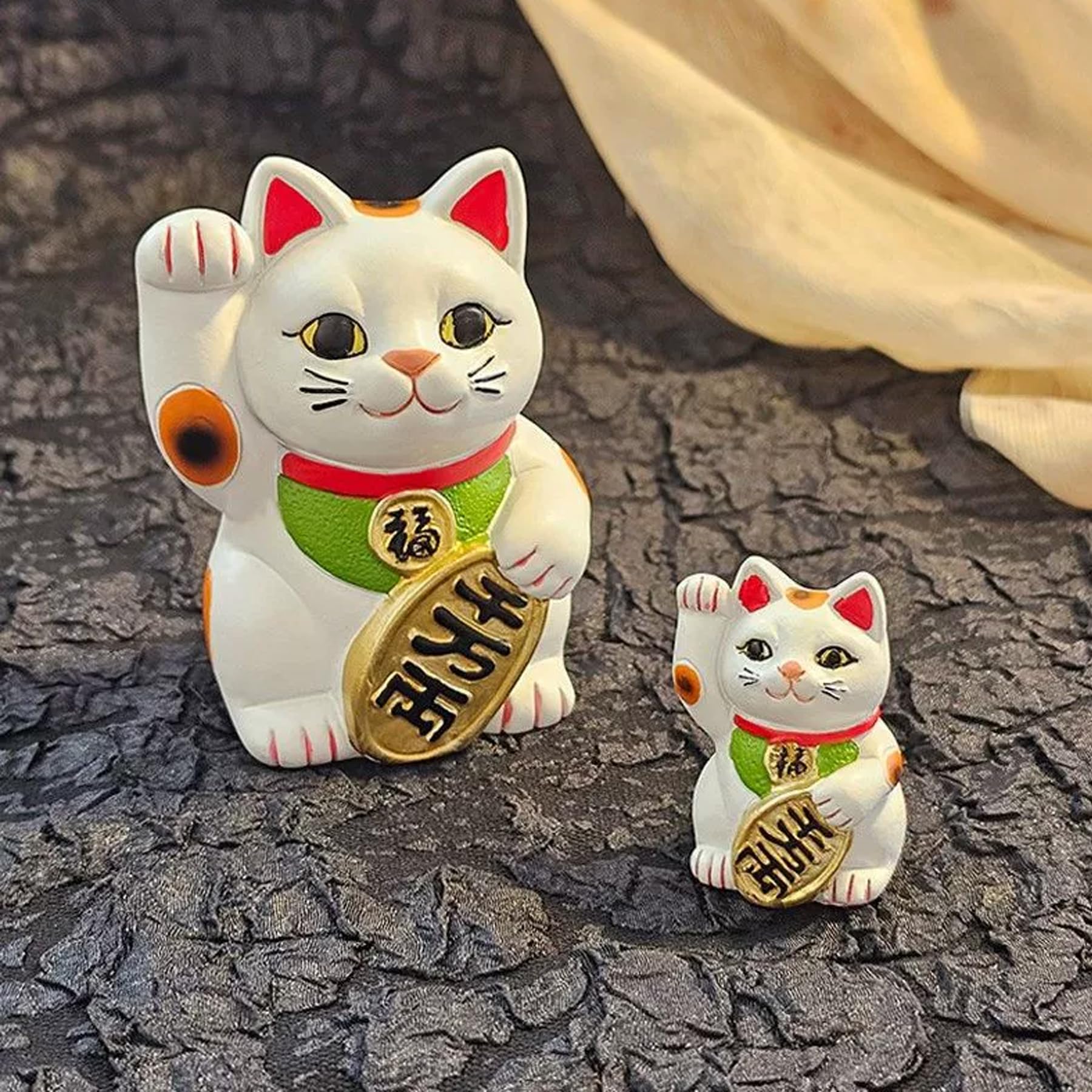 Amazon.co.jp: 招き猫 置物 開運 招福 運気アップ 金運祈願 商売