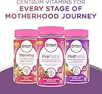 Vista 6 de Centrum Morning Sickness Relief Gummies, Citrus Ginger Flavor - 60 Count, Up to 60 Day Supply