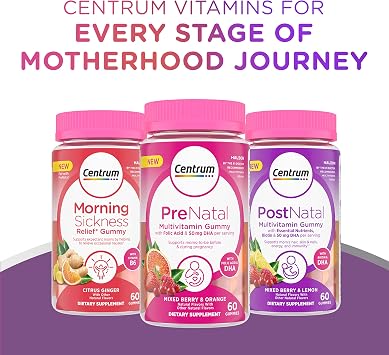 Centrum Prenatal Multivitamin Gummies, 60 Count