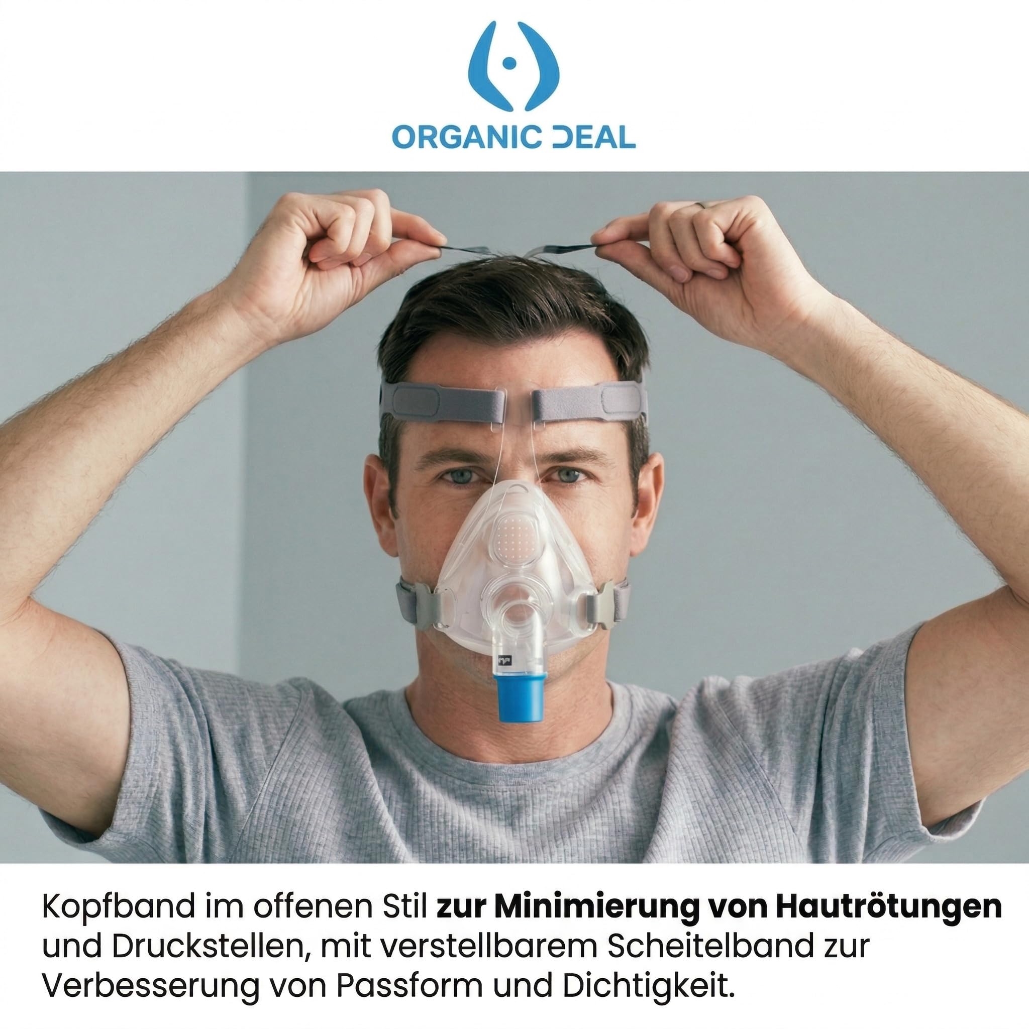2-Pack 2er Pack CPAP Maske Kopfband Ersatz für Fisher & Paykel Eson & Simplus CPAP Mask – Weiches Neopren Standard Größe Simplus Kopfband für Optimalen Sitz & Komfort