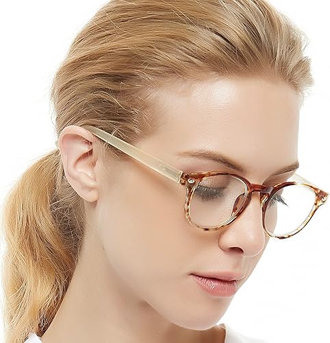 Miniatura 4 de OCCI CHIARI - Anteojos de lectura duraderos para mujer ( 0 1.0 1.25 1.5 1.75 2.0 2.5 a 4.0 5.0 6.0, Amarillo