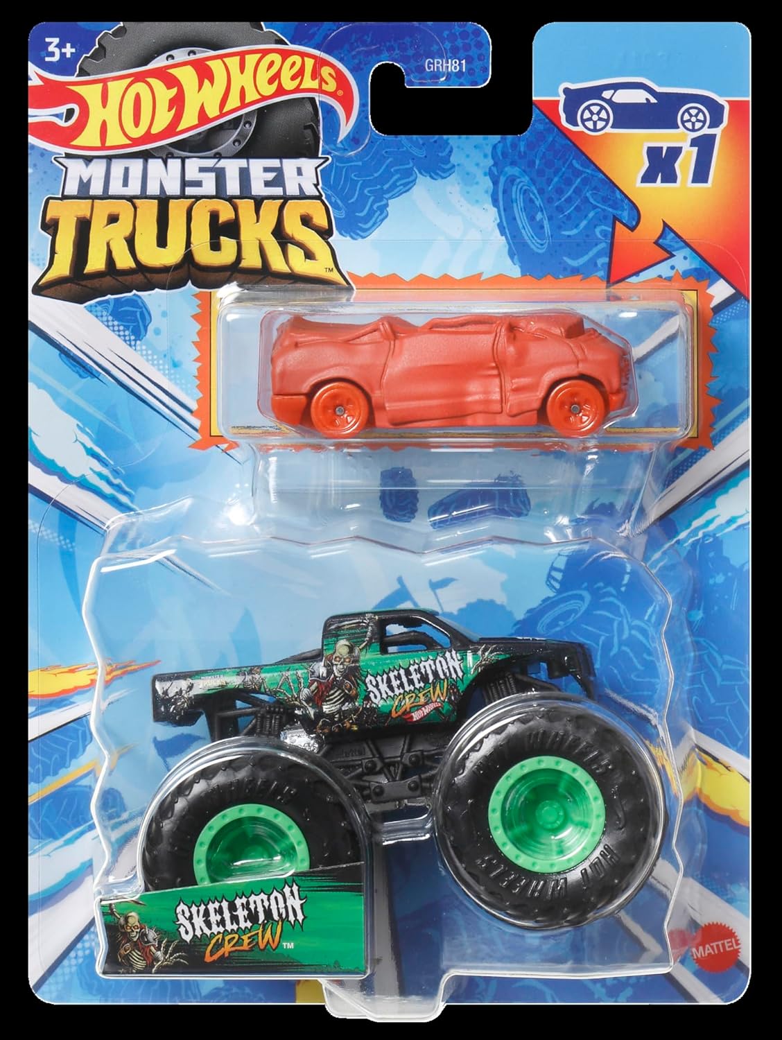 Monster Truck 1:64 Skeleton Crew