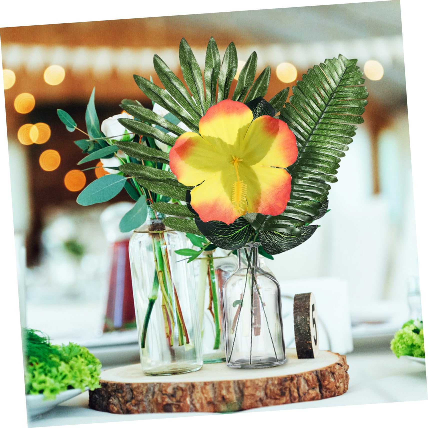 ORFOFE Hawaii Dekorationen Party Luau Party Dekorationen Dschungel Themen Tropische Simulation