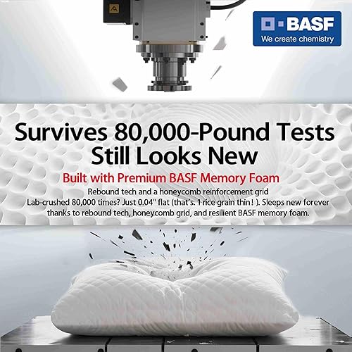 Miniatura 4 de Almohada para dormir de lado  Almohada cervical ergonómica suave para aliviar el dolor de cuello, funda de almohada sin cremallera de seda helada,