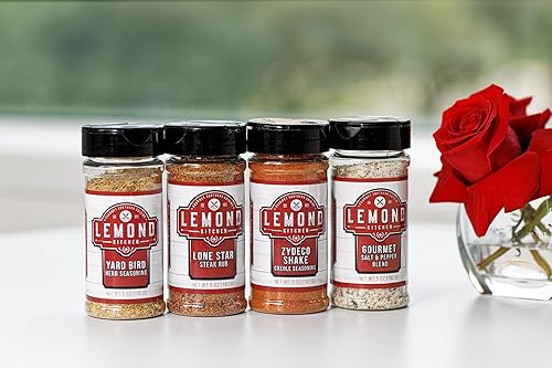 Miniatura 5 de Lemond Kitchen Mezcla gourmet de sal y pimienta, mezcla de sal y sal de cocina, perfecta para carnes, mariscos, verduras, 6 onzas