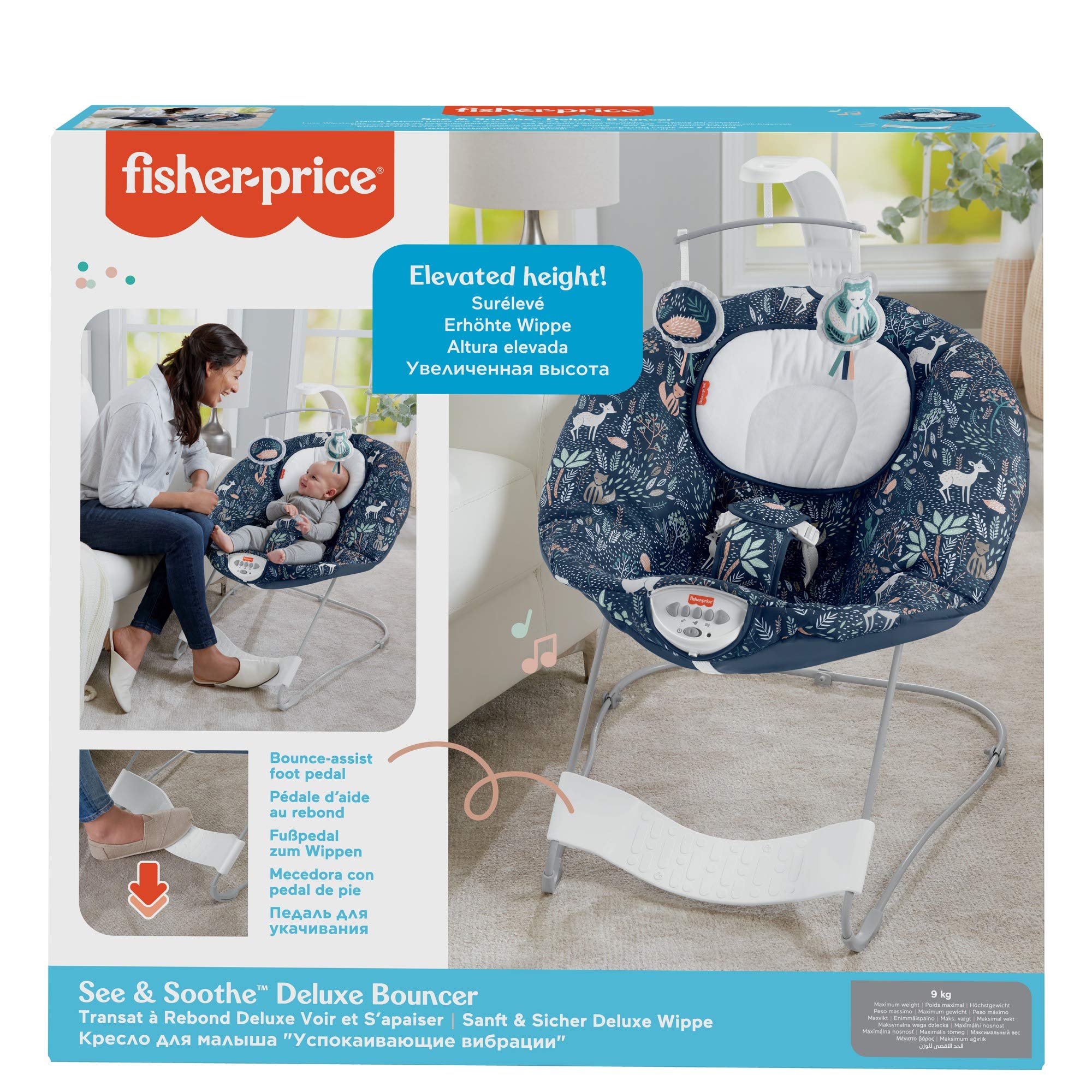 Fisher-Price HBF25 See und Soothe Deluxe Bouncer