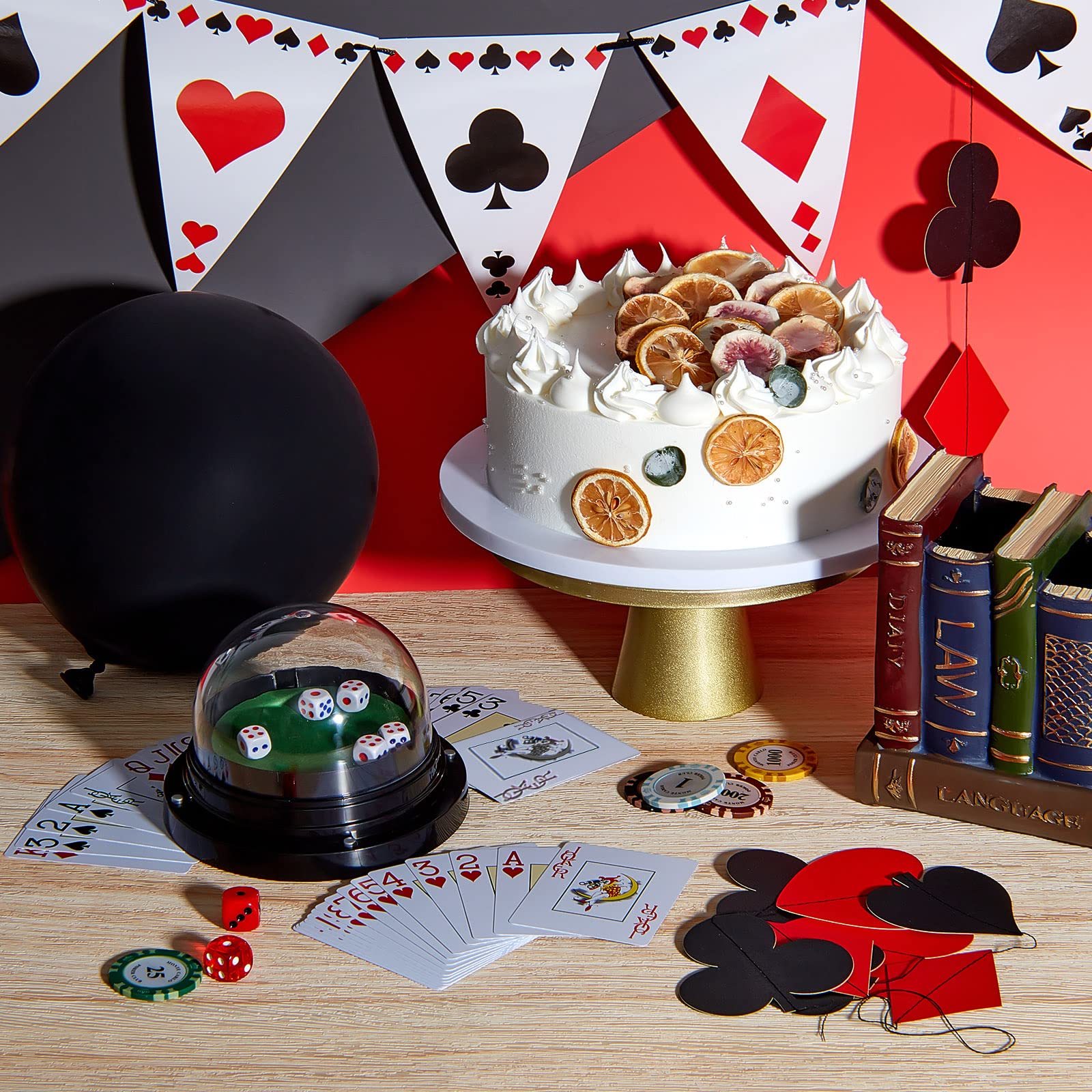 Las Vegas Accessoires Pour Photomaton De Casino, 28 Pcs Accessoires De Photomaton De Casino De Las Vegas Accessoires De Photomaton De Nuit De Casino Pour Décorations De Fête De Poker De Casino